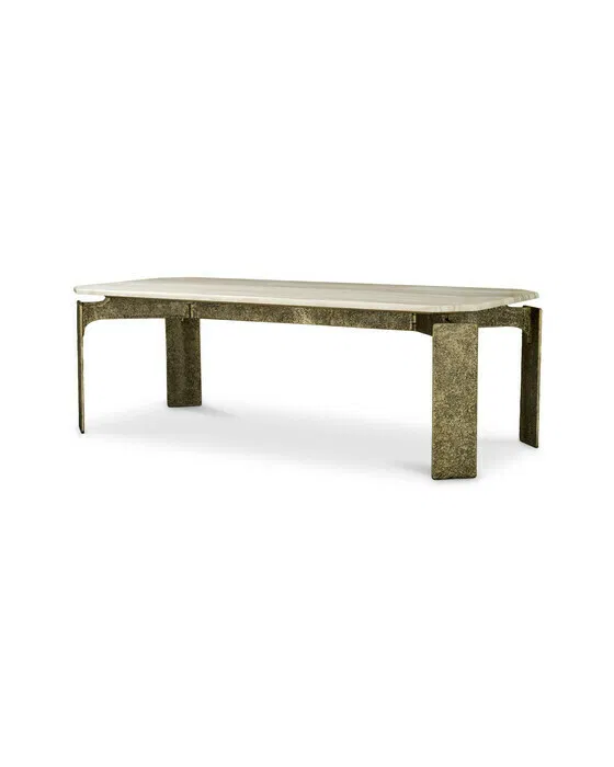 Bodega Esstisch antikes Messing