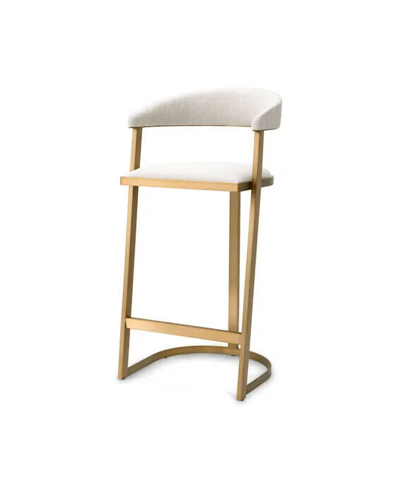 Dexter Bar Stool Brushed Brass