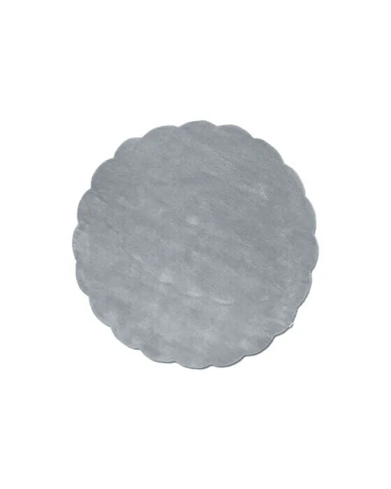 Shell Rug Round Blue