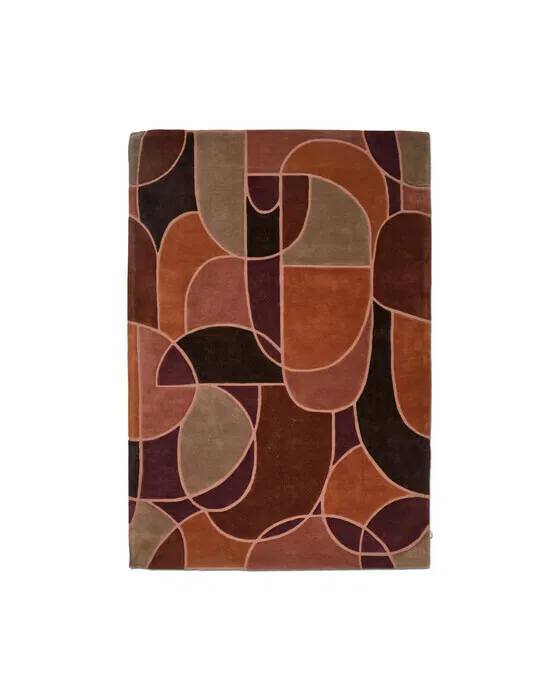 Modern Abstract teppich multi rost