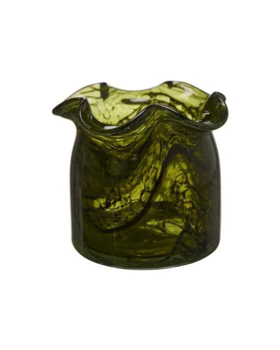 Nathalie green candle lantern