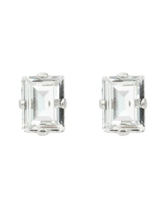 Diora Stud-Ohrstecker rhodium crystal