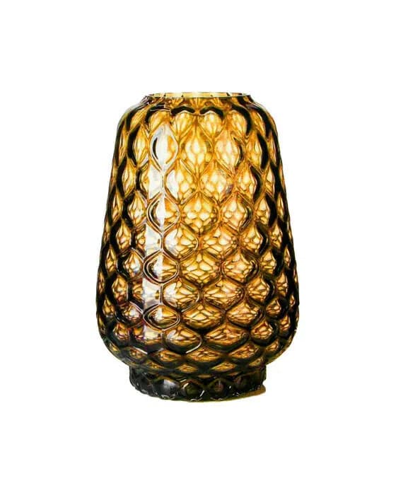 Mercer Glasvase amber