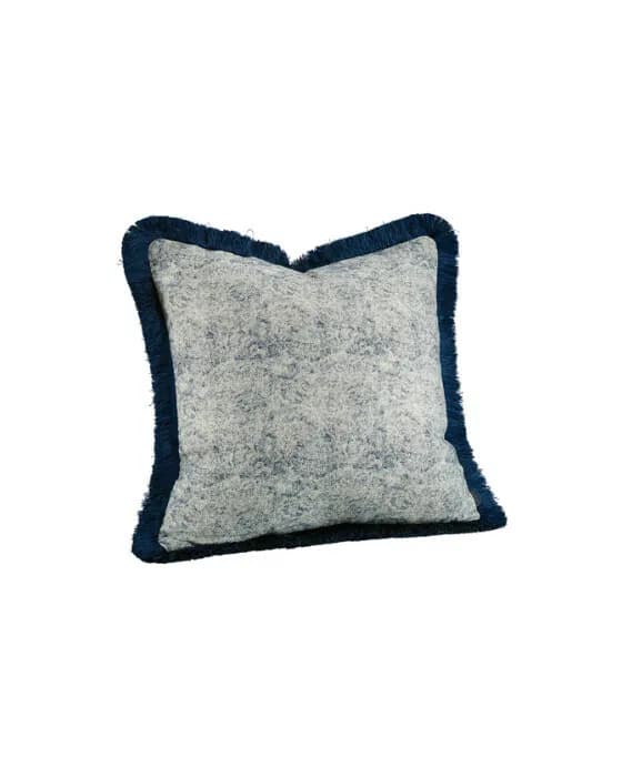 Easton Kissenbezug Fransen Indigo