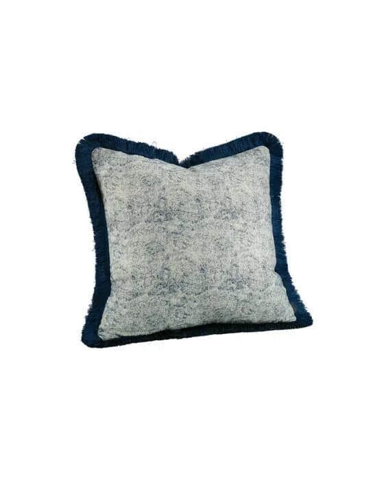 Easton Kissenbezug Fransen Indigo