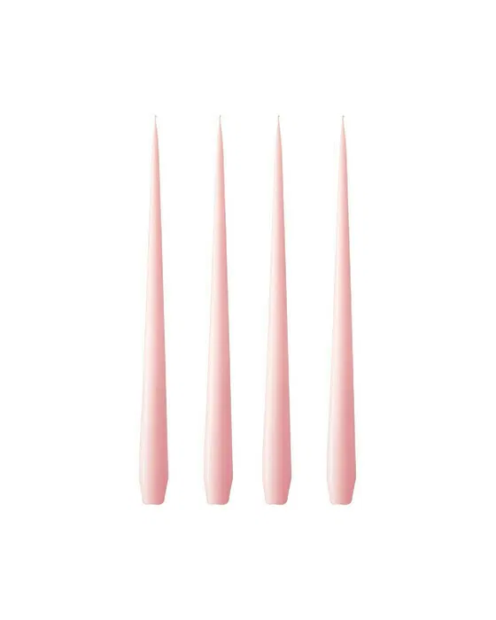 Stabkerzen Rosenquarz 4er-Pack