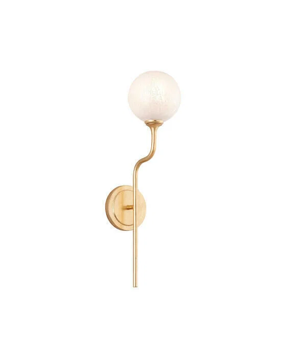Onyx Wandleuchte Vintage-Gold