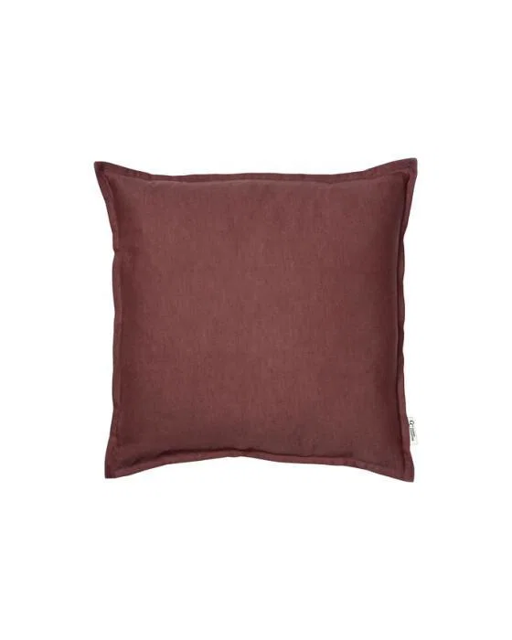 Classic Leinen-Kissenbezug burgundy