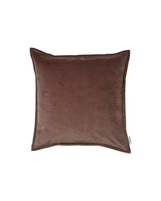 Kissenbezug Classic Velvet braun