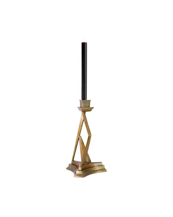 Fiesole Candle Holder Antique Brass