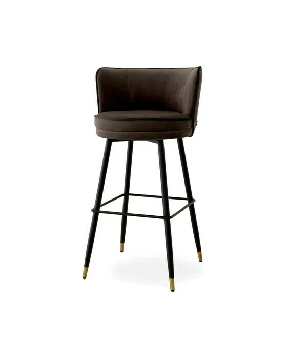 Grenada Barstool Savona Grey Velvet