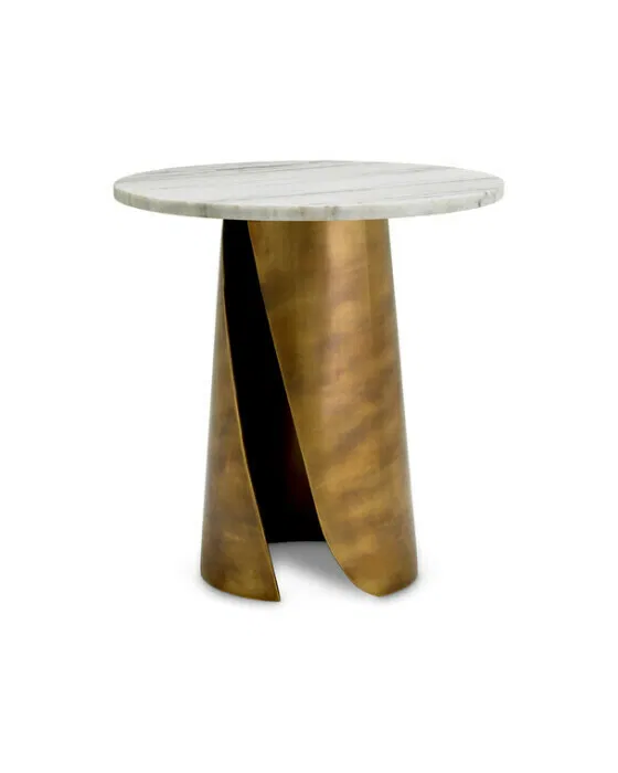 Nuova Side Table Vintage Brass