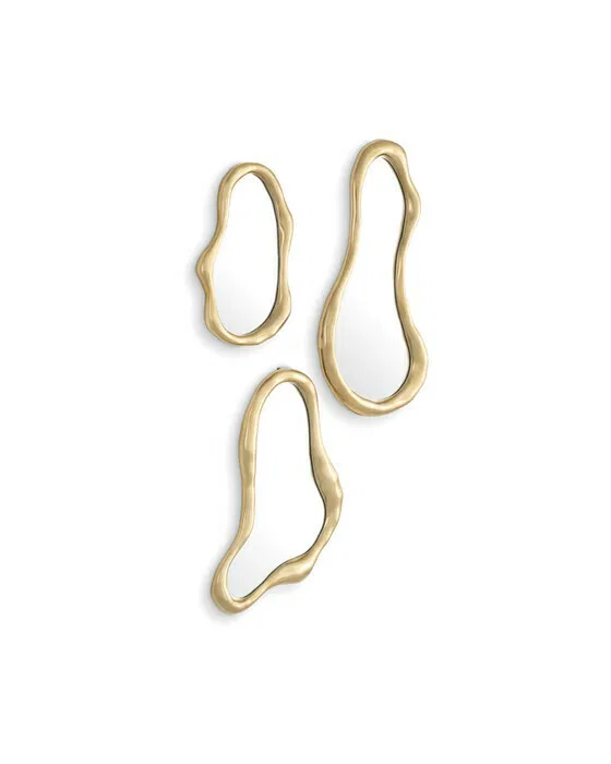 Viterbo Mirror Gold 3-Set