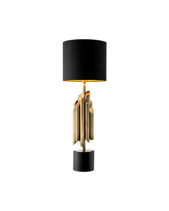 Beau Rivage Table Lamp Vintage Brass