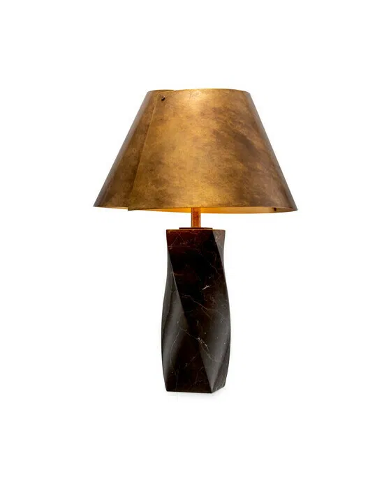 Camelia Table Lamp Vintage Brass / Black