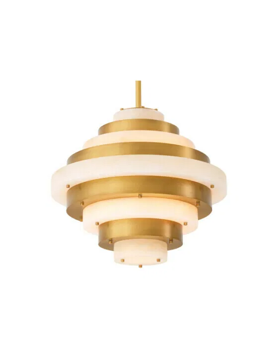 Lazzari deckenleuchte antike messing