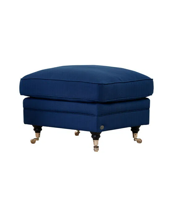 Howard Heritage Fußhocker indigo