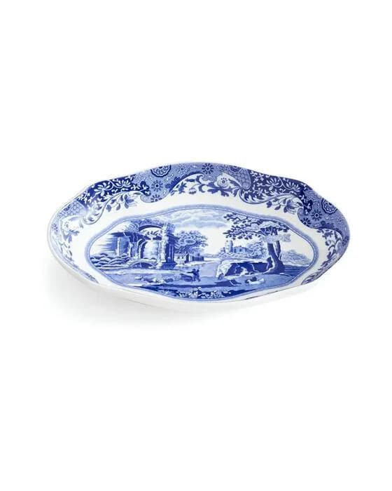 Blue Italian Servierplatte blau/weiß