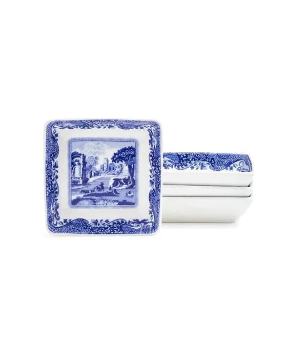 Blue Italian Schalen blau/weiß, 4er-Set