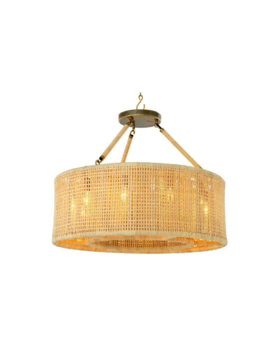 Deckenleuchte Bernardi Natural Rattan