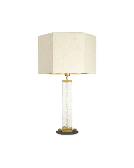 Harmonis Tischlampe Antikmessing