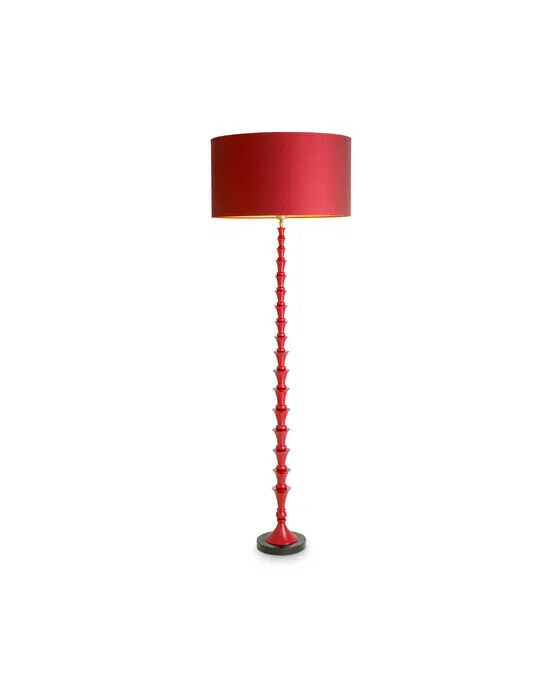 Arabella Stehlampe bordeaux red finish