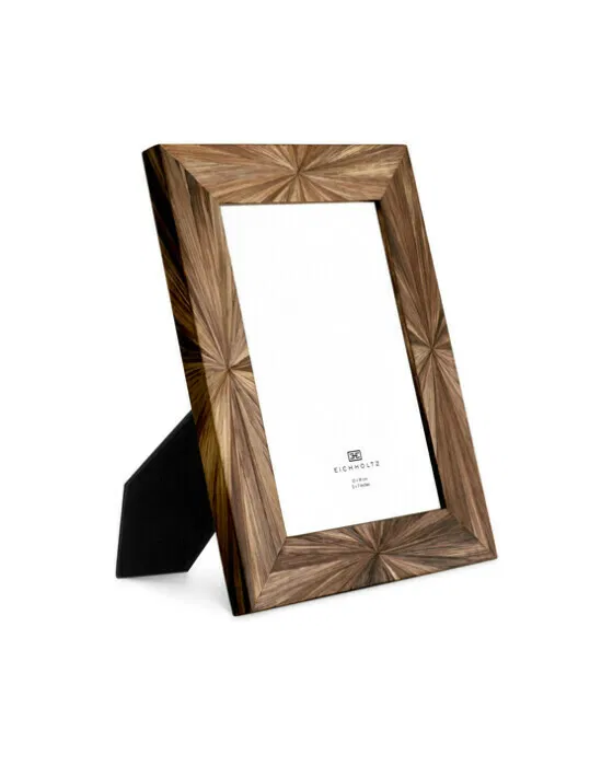 Harvard bilderrahmen marquetry braun