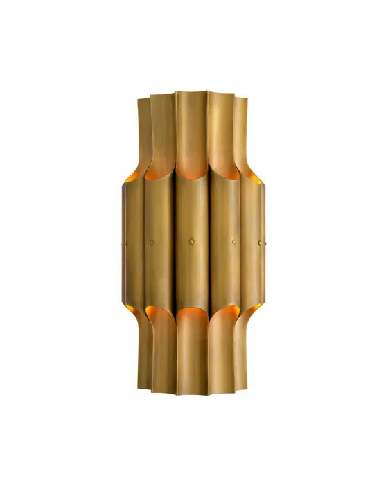 Quintara wandleuchte vintage messing