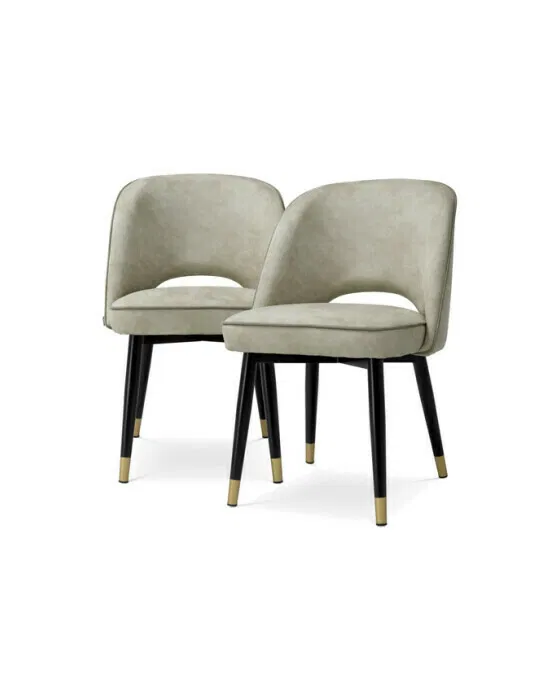 Cliff Dining Chair Mayer Silver Set of 2