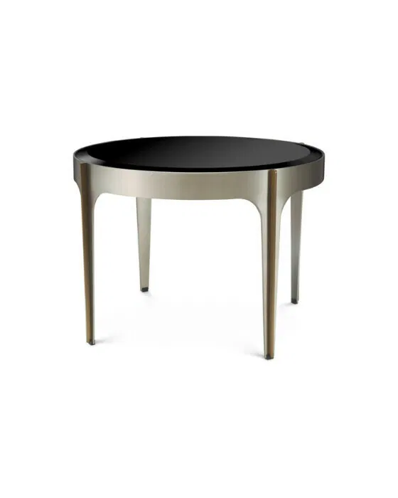 Artemisa Side Table Brushed Steel