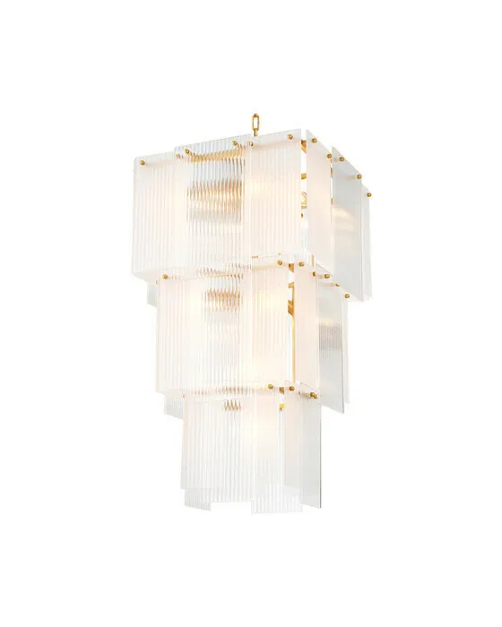 Giardano Chandelier Antique Brass