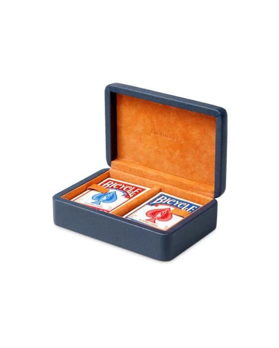 The Ridges Kartenspielbox blau