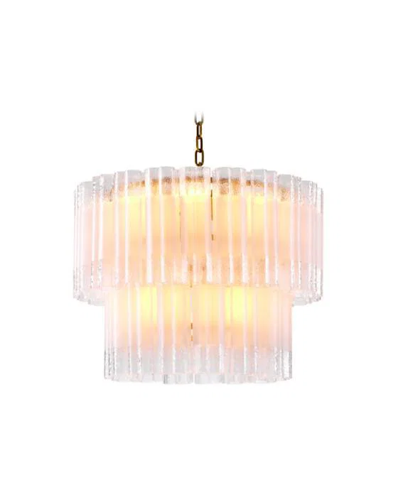Denton Chandelier antique brass S
