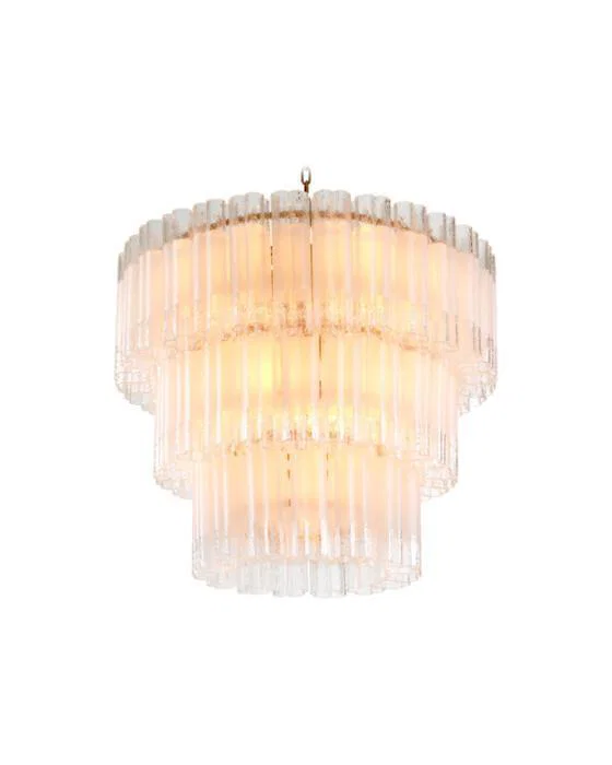Denton Chandelier antique brass L