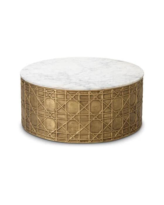 Laurenson Couchtisch antik Messing