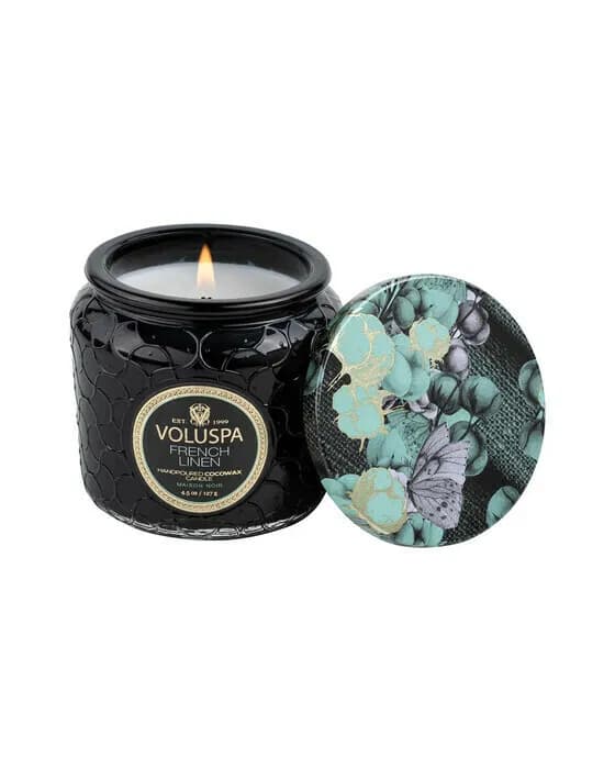 French Linen Scented Candle Petite Jar