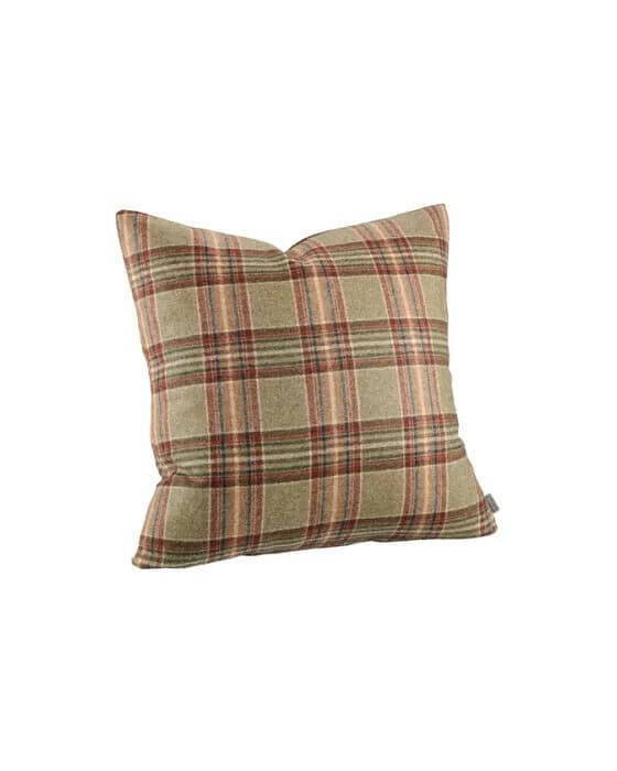 Harris Plaid Cushion Cover Simply Camel