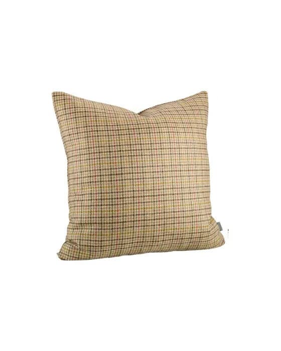 Harris Tweed Cushion Cover Simply Camel