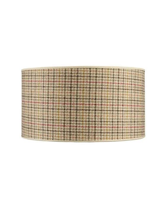 Zylindrischer Lampenschirm harris tweed forest
