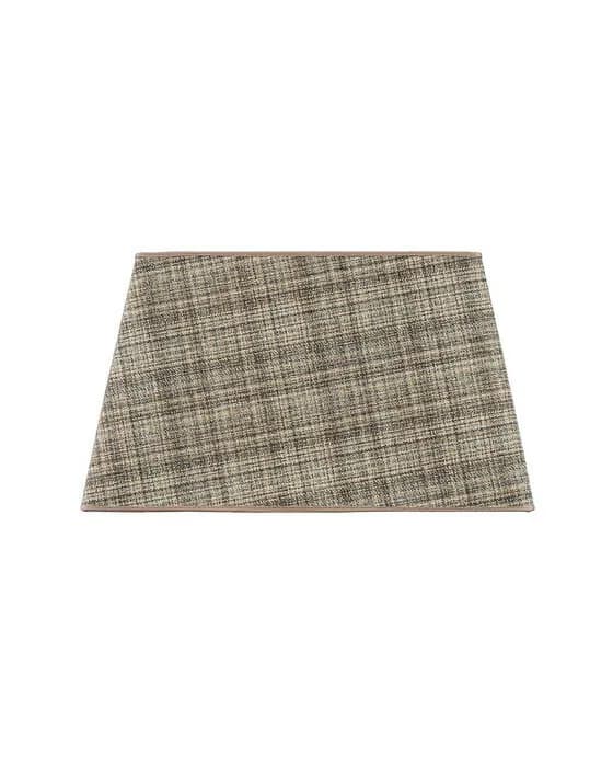 Rechteckiger Lampenschirm callum plaid brown