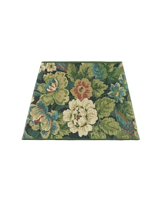 Quadratischer Lampenschirm ebonleaf flower