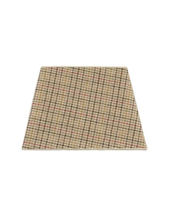 Quadratischer Lampenschirm harris tweed forest