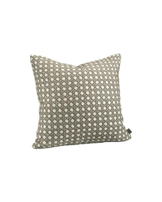 Nomad Cane Cushion Cover Linen