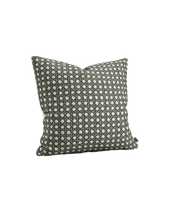 Nomad Cane Cushion Cover Grey
