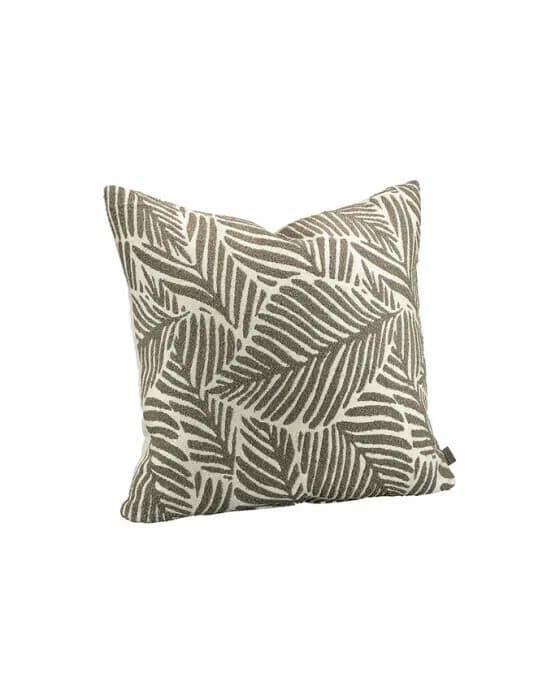 Nomad Leaf Cushion Cover Linen