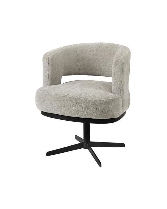 Atlanta Dining Chair Nobu Bouclé Cream