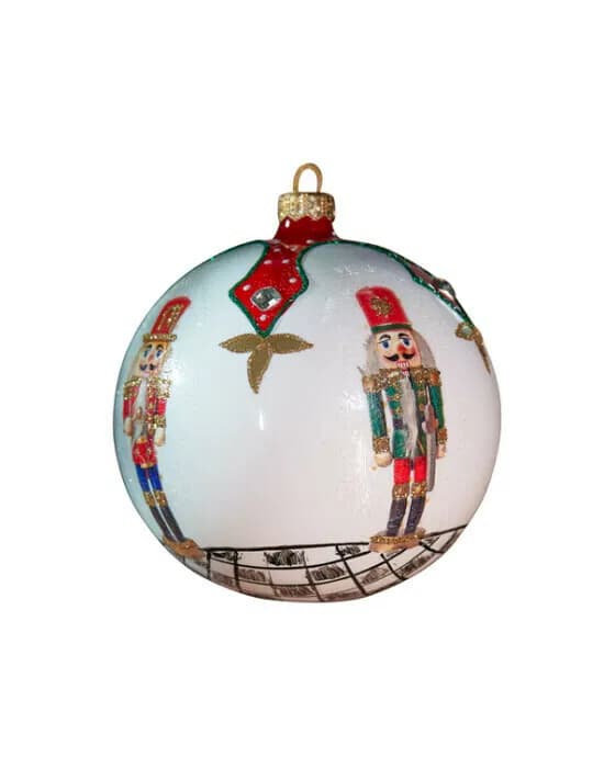 Ludwig Weihnachtskugel weiß 12cm