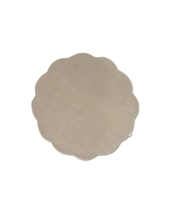 Shell teppich runden beige