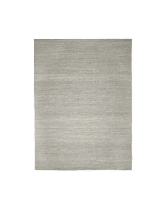 Plain teppich silber