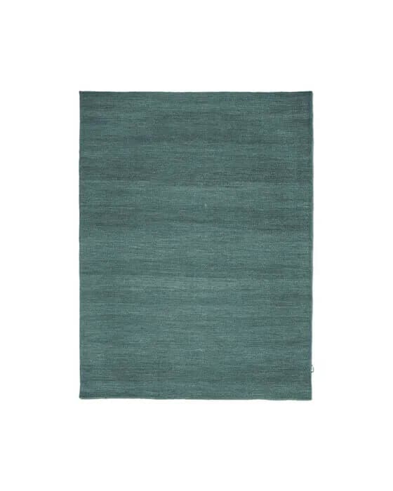 Plain teppich teal